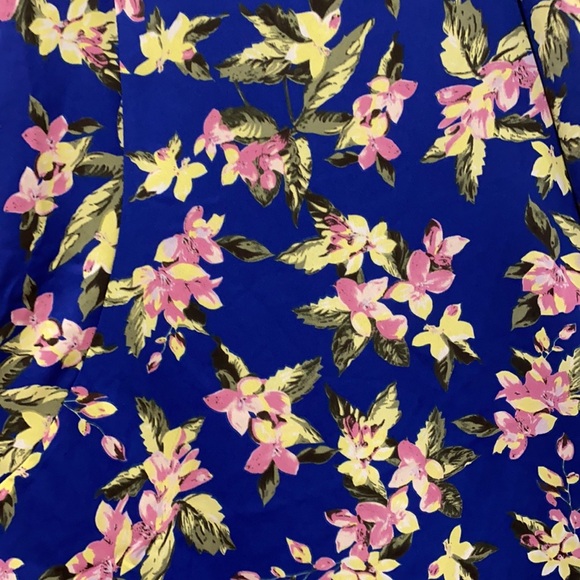 NWT sugar + lips floral blue dress - Picture 4 of 5